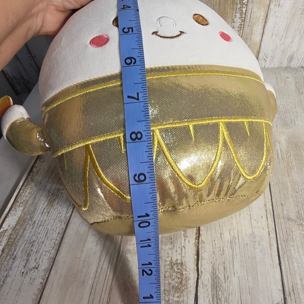 Squishmallows Disney Beauty and the Beast Lumiere 10 Inch Gold Plush NWT - Picture 7 of 7